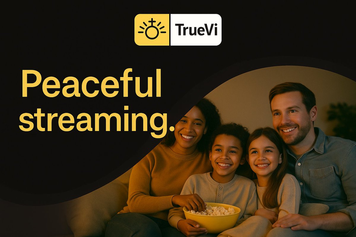 TrueviOfficial's tweet image. Peaceful streaming &amp;gt; endless scrolling. 💛 Follow for updates.
#TrueVi #PeacefulScreen #FamilyFirst