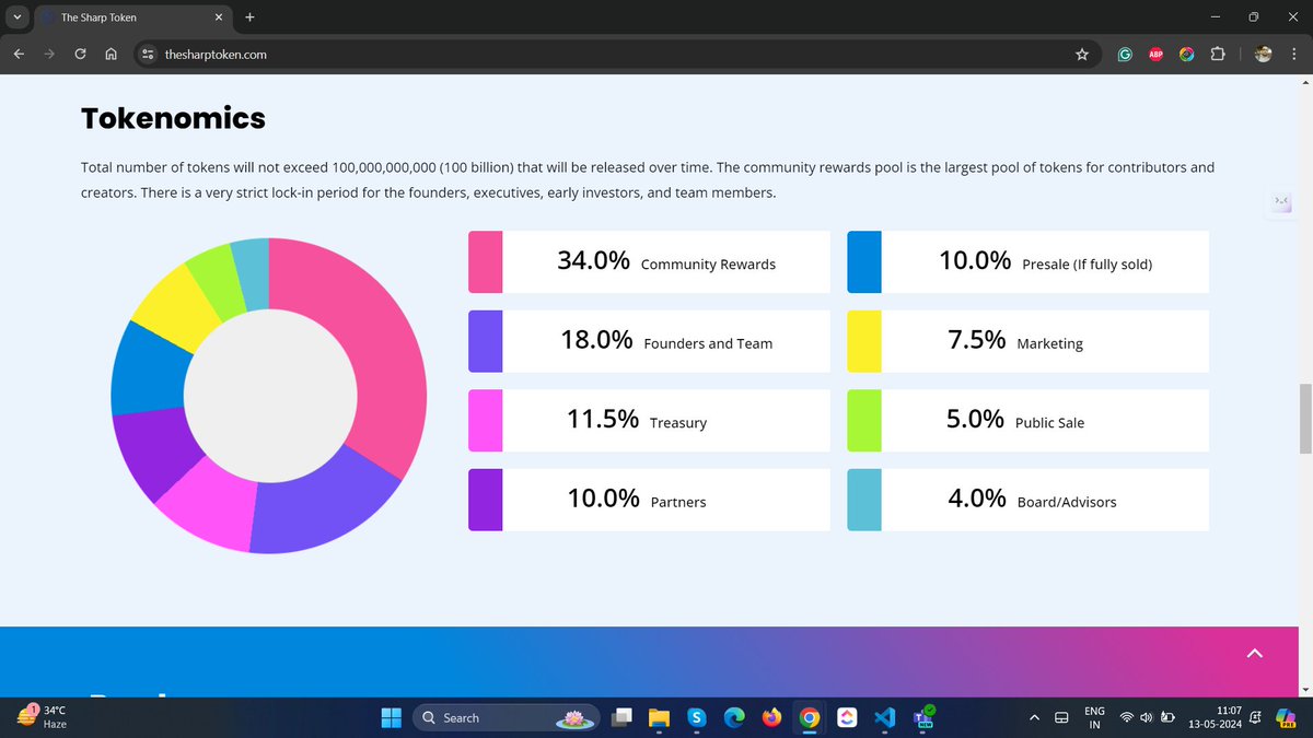 RohitGuptaWeb3's tweet image. Great tokenomics by @SharpEconomy