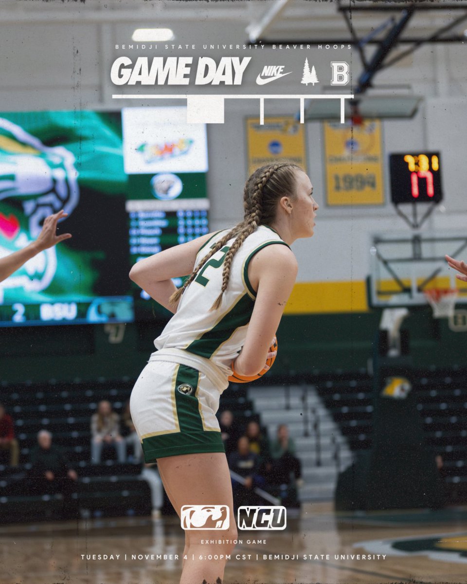 season starts 𝒕𝒐𝒏𝒊𝒈𝒉𝒕.

🆚 North Central University (exhibition)
🕐 6:00 p.m. 
🏟️ BSU Gymnasium
🔗 bit.ly/BSUSTATS
🎥 bit.ly/BSUSTREAM
🎟️ bit.ly/BSUTIX

#BeaverHoops | #BeaverTerritory