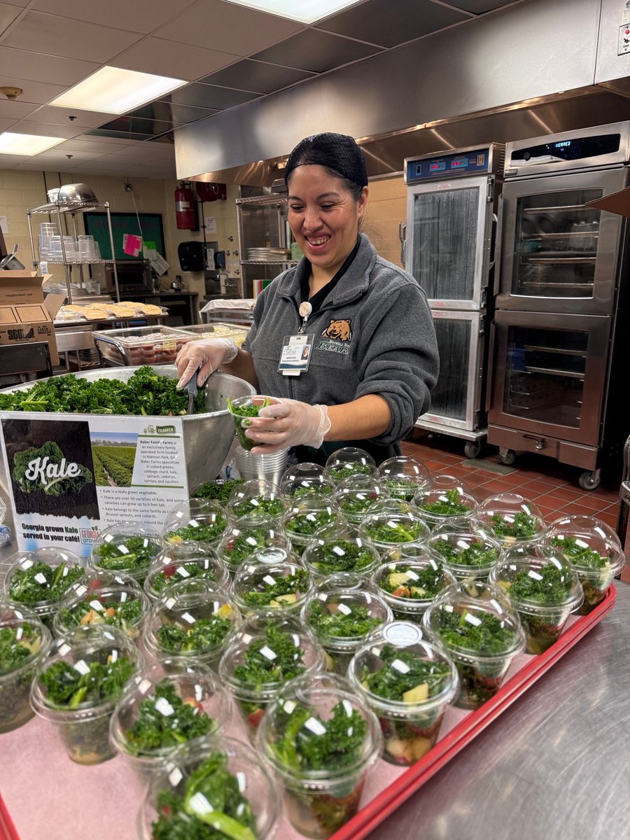 FCSNutrition's tweet photo. 🌟 Fulton County Schools Nutrition Program won the Georgia Farm to School Award! 🥕🍎
We're proud to serve fresh local foods, support school gardens, and promote ag education.
Thanks to our schools, farmers &amp; community! 💚 #FuelingGA #GSNALegacyBuilders https://t.co/ZxZoVHwteA