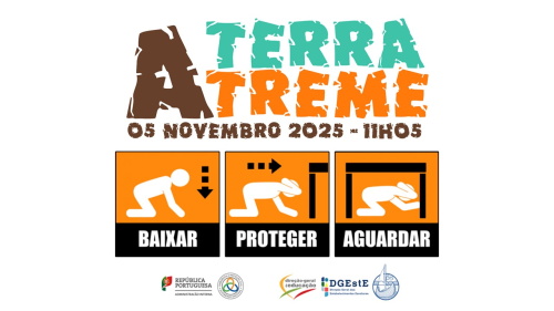 A TERRA TREME - 13.ª edição do exercício de prevenção do risco sísmico

O exercício “A TERRA TREME” realizar-se-á amanhã, dia 5 de novembro, às 11h05, e tem como objetivo sensibilizar para o risco sísmico.

dge.mec.pt/noticias/terra…