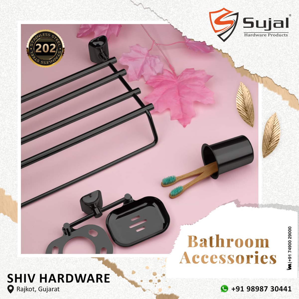ibais_tiles's tweet photo. SHIV HARDWARE (RAJKOT)
For enquiry via WhatsApp click:
https://t.co/BwjjsG21LO
Mr. Manish Mendpara - +91 98987 30441
#towelrack #soapdish #liquidsoapdispenser #robehook #towelrod #sujal #sujalbath #bathaccessories #bath #bathinterior #bathdecor #bathrenovation
.
@ibais_tiles https://t.co/dB8hbS9c17