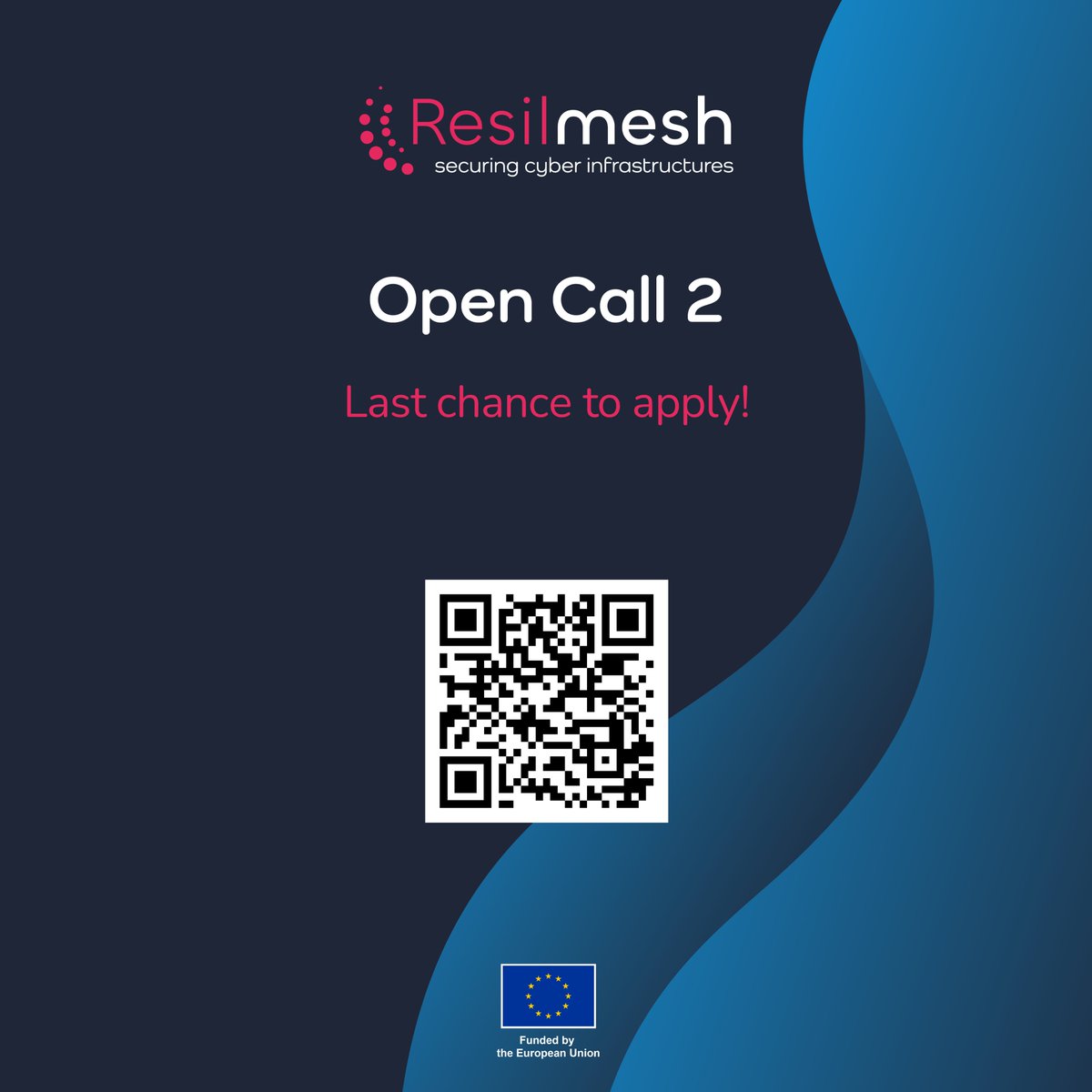 👩🏼‍💻If you are developing new technologies in security or critical infrastructure, you might not want to miss this opportunity!

➡️ This is your last chance to apply for the <a href="/ResilMesh_eu/">Resilmesh Project</a> Open Call 2. 

🗓️ Deadline: 05/11/2025, 17:00 CET 
Apply here 📎 resilmesh.eu/open-call-2-op…