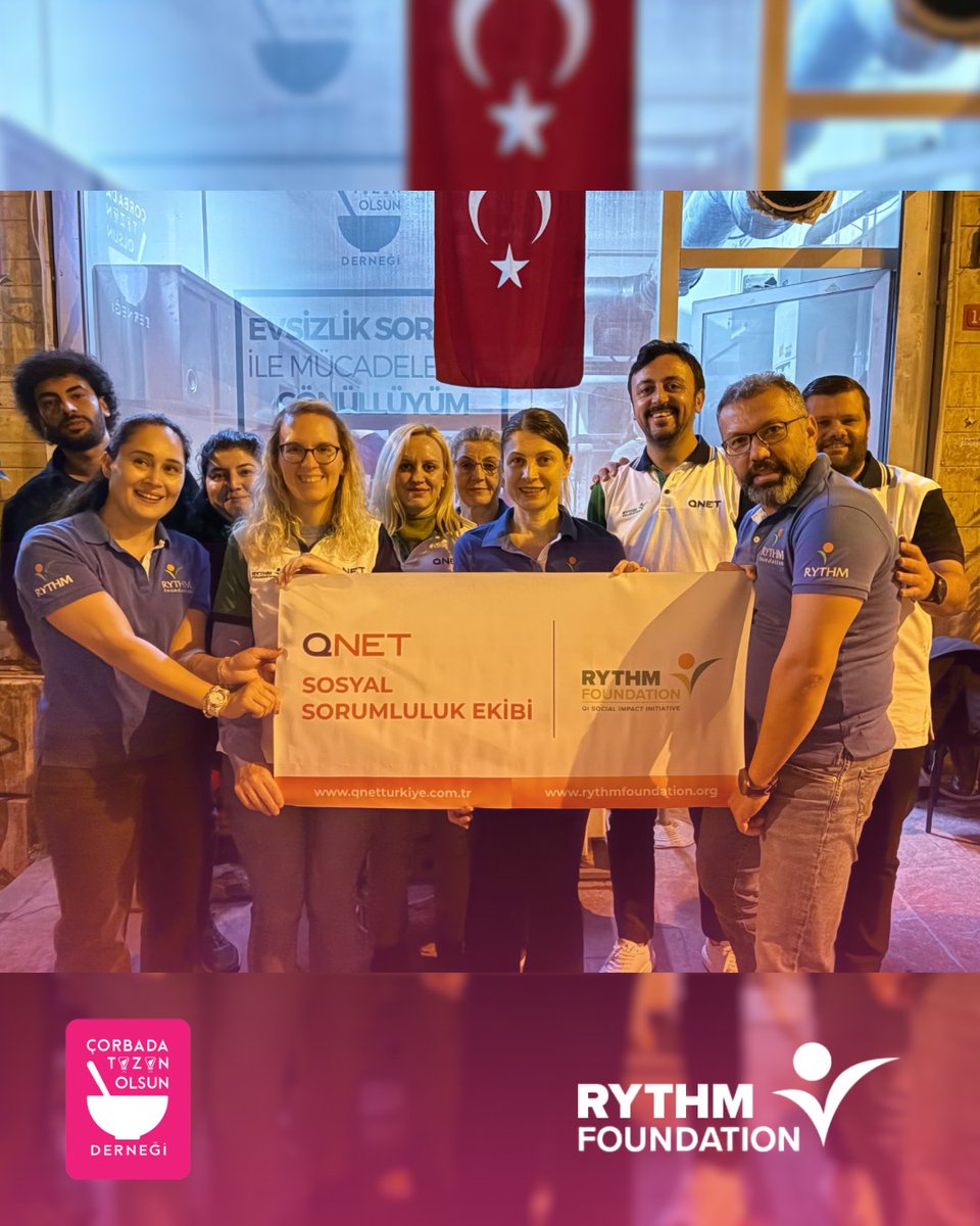 QNET ailesi olarak, <a href="/corbadatznolsun/">Çorbada Tuzun Olsun Derneği</a> iş birliğiyle gerçekleştirdiğimiz çorba dağıtımında dayanışma ve paylaşmanın gücünü bir kez daha hissettik.
İnanıyoruz ki, birlikte daha sıcak bir gelecek mümkün.✨