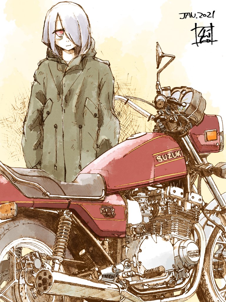 「#いい4気筒の日」|し ろ（ 築 ５ ６ 年 ・ 心 不 全 療 養 中 ）のイラスト