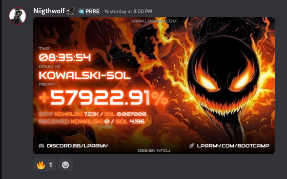 mestredosalphas's tweet image. 🚀 +57.922,91% em KOWALSKI-SOL!
Niightwolf soltou o foguete e mostrou o poder da DAMM V2 — consistência, leitura e execução 🔥

Quer aprender com quem realmente entrega resultado?
👉 mestresdosalphas.com

💥 Venha testar 7 dias grátis e ver esses resultados na prática!
#Crypto