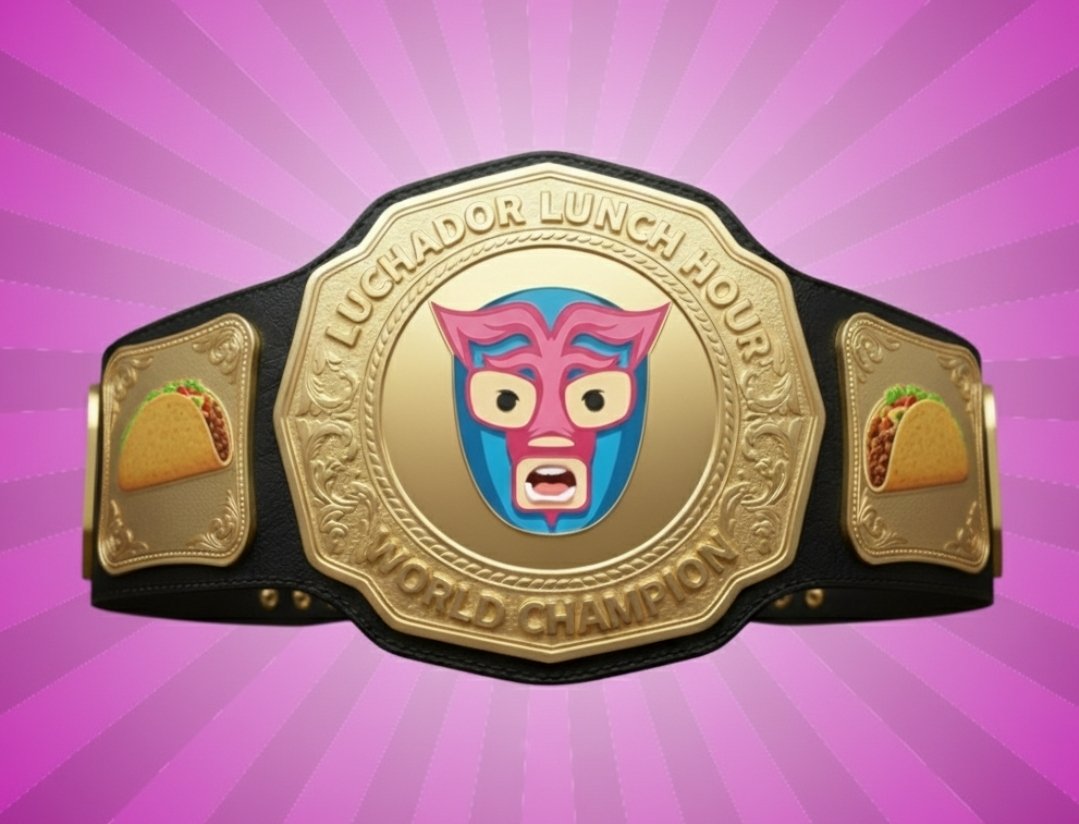 LUCHADOR LUNCH HOUR tweet media