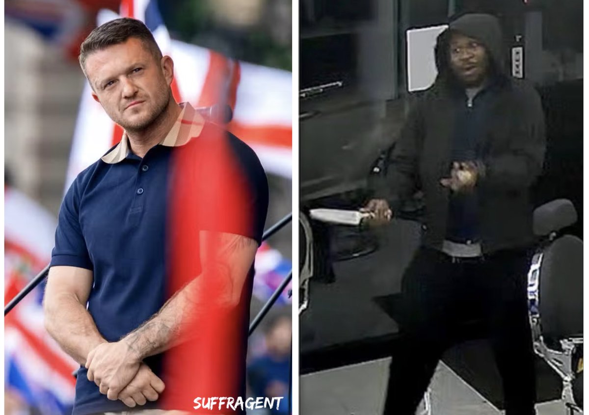 Suffragent_'s tweet image. 🟥Tommy Robinson won&apos;t give police his phone passcode - TERRORISM

🟥Knifeman tries to kill ten on a train - NOT TERRORISM 

yookay is absolutely hilarious‼️🇬🇧