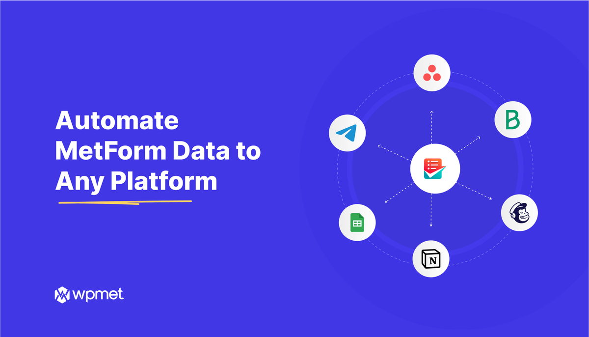 wpmetcom's tweet image. 🚀 Stop manually copying form submissions! 

With MetForm + Bit Flows you can automate your WordPress form data and send it to Google Sheets, Notion, Telegram and more- all in one workflow.

Learn how: wpmet.com/automate-metfo… 

#WordPress #Automation #NoCode
