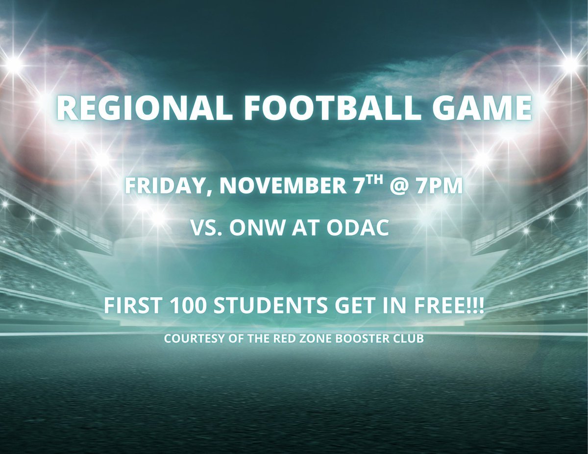 Jag Nation… let’s pack the stands Wednesday night for the soccer semifinals at BVW. Show up. Be loud. Let’s push the boys to state.

And Friday? First 100 BVW football fans at ODAC get in FREE, thanks to  Red Zone. Get there early and bring the energy.

Make it a West takeover.