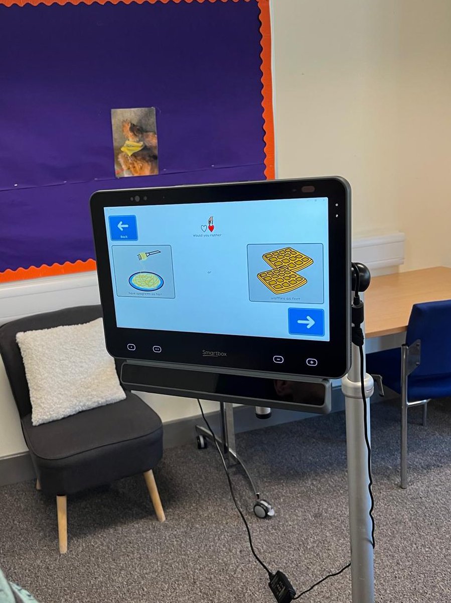 ATtherapy2012's tweet image. Would you rather… have spaghetti for hair or waffles for feet? 🍝🧇

During a session, one of our clients went straight for waffles for feet! What would you choose? 😄

#therapyfun #speechtherapy #speechtherapist #aac #assistivetech #wouldyourather