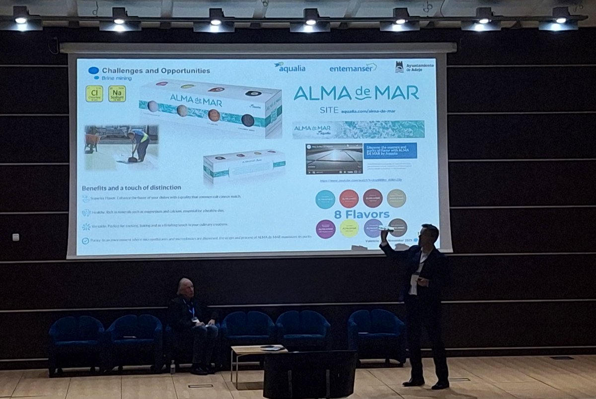 aqualia's tweet image. Arranca en #Valencia📍 la Desalination Technology Expo 2025, un espacio para compartir soluciones para una desalación más #eficiente, con baja huella de carbono y un enfoque en la valorización de salmueras. ¡Y aquí estamos 👏!
Nuestra participación comienza con la ponencia…