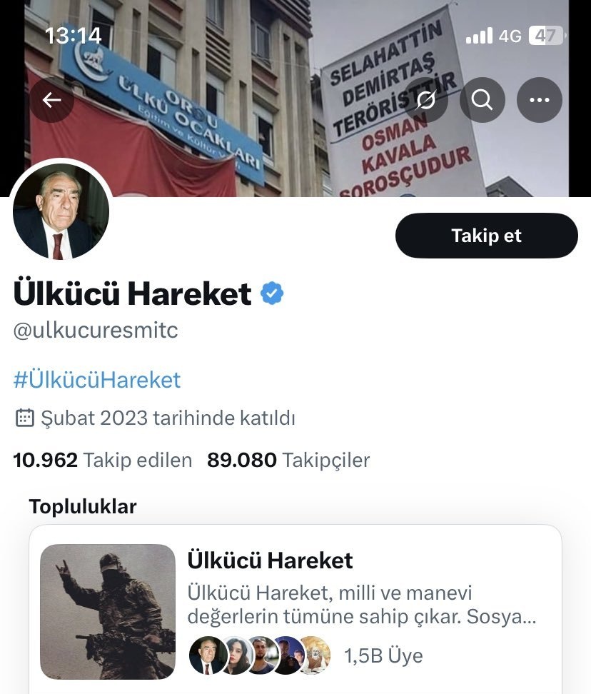 Bahçeli'yi öven bir MHP'li hesap, kapak fotoğrafından dolayı rezil kepaze oldu.