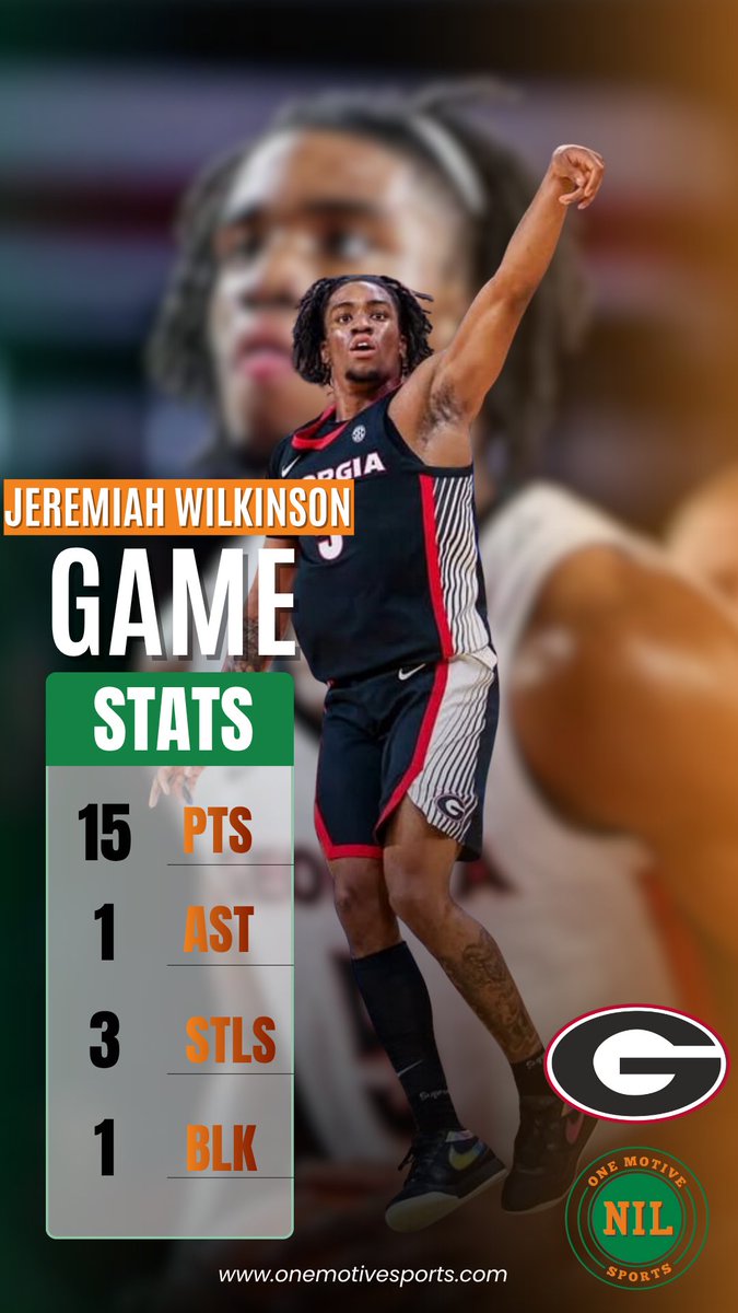 Jeremiah Wilkinson <a href="/jeremiah_2k24/">jeremiah wilkinson</a> had a very solid regular season debut at Georgia last night! The Sophomore Guard tied a team high with 15 points and had 3 steals in just 21 minutes as the Bulldogs ran past Bellarmine 104-59. #OMSNIL