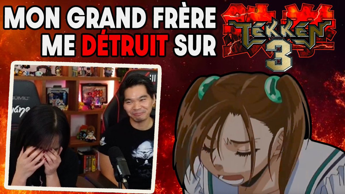 ❗️NOUVELLE VIDÉO❗️Mon grand frère me détruit sur #TEKKEN3 - BEST OF

➡️ youtu.be/Q4rX20j4OOA?si…

Il n’a vraiment rien perdu de son niveau d’ancien TOP européen, le score était terrible 😭