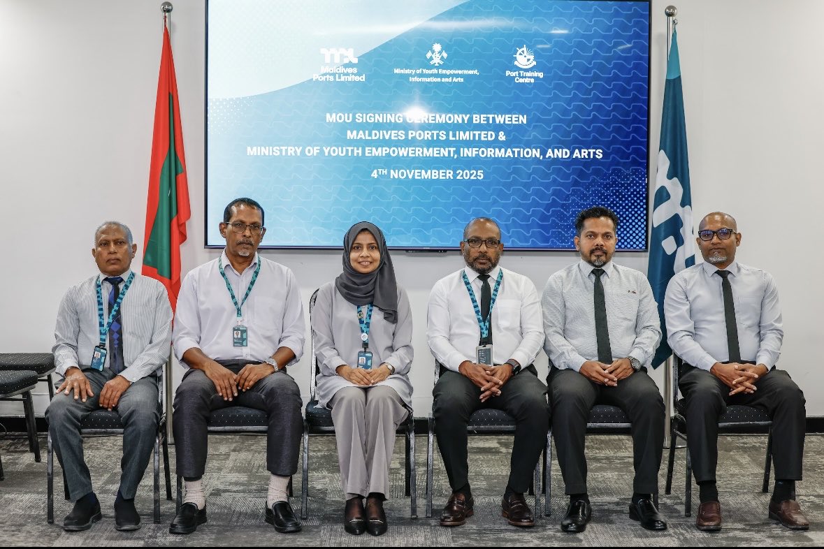 Today we signed an MoU with Maldives Ports Limited (MPL) under the National Apprenticeship Program (NAP) to create new skills development and training opportunities for youth.