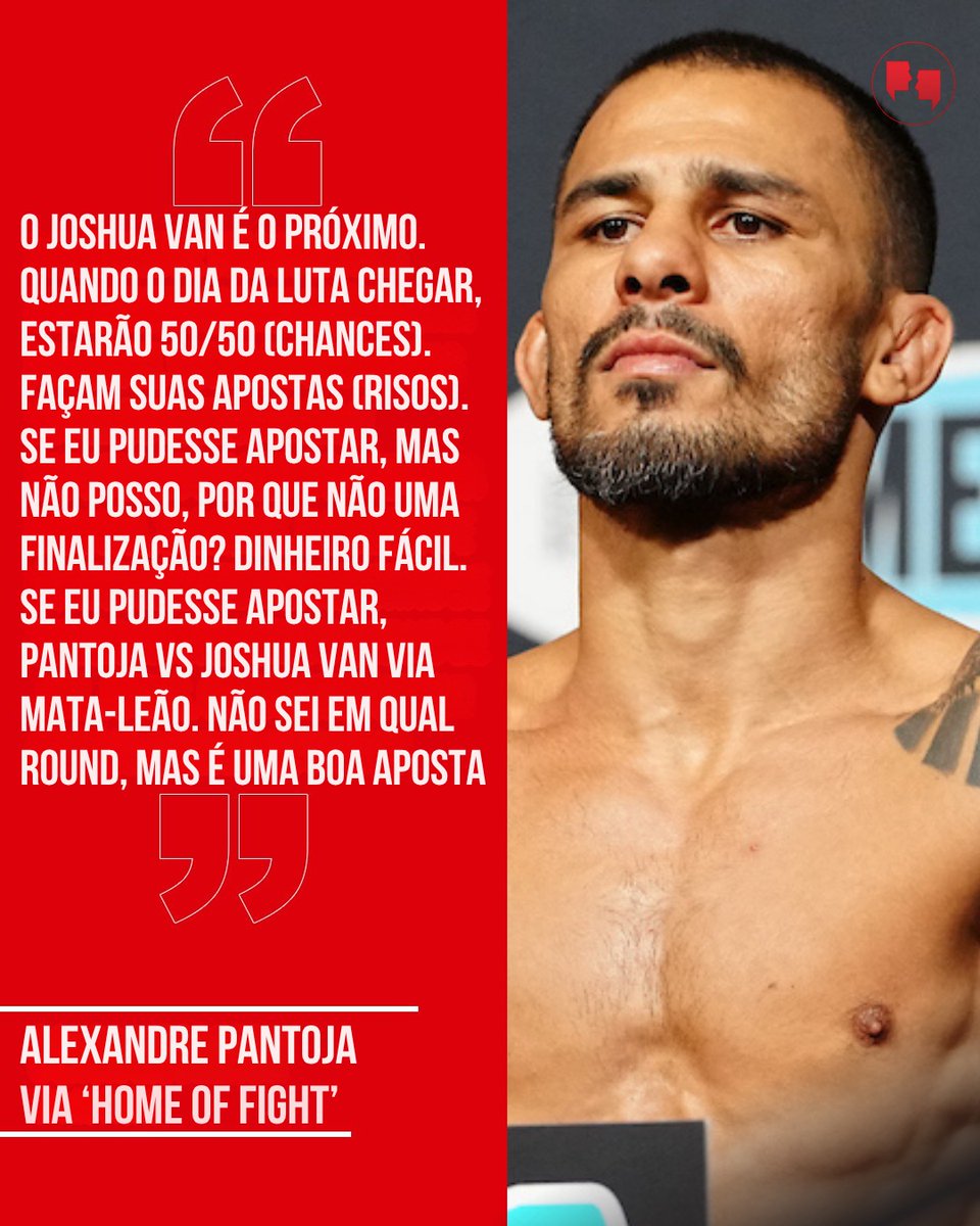 AgFight's tweet image. CONFIANTE!😎

Escalado para o UFC 323, Alexandre Pantoja tem boas expectativas para o duelo com Joshua Van.

Confiante, o campeão brasileiro arrisou até um palpite para a disputa. Será que Pantoja leva mais um pescoço para a casa? 🥋

#Pantoja #UFC323 #Campeão #JoshuaVan #Título