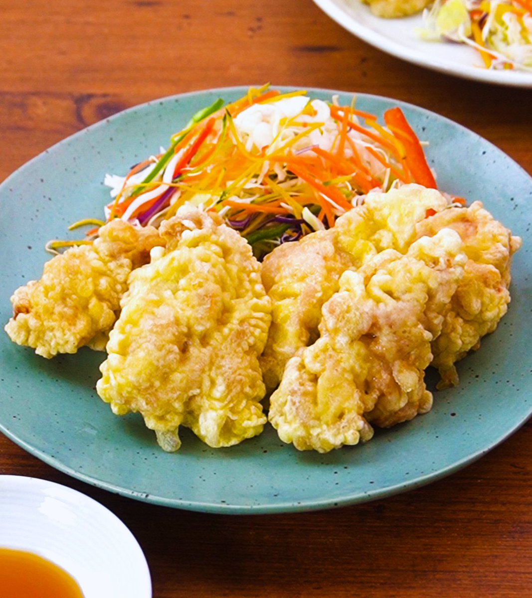 DelishKitchentv's tweet photo. とり天のレシピです！

勝男が困っていた油170℃の目安も書いてあるのでご参考までに🧑‍🍳
みなさんはくれぐれも油はねにお気をつけください！

#じゃああんたが作ってみろよ
#あんたが #じゃあつく https://t.co/odmPr438Aw