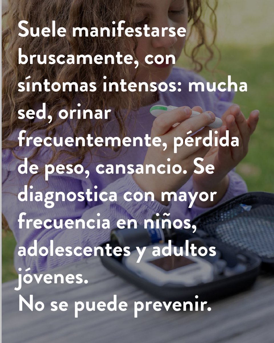La ~#diabetes es una enfermedad compleja con varias modalidades. La  tipo 1 no se puede prevenir. Por eso es vital su detección temprana y fomentar su investigación. ¡Infórmate! <a href="/FEDE_Diabetes/">Federación Española de Diabetes (FEDE)</a>