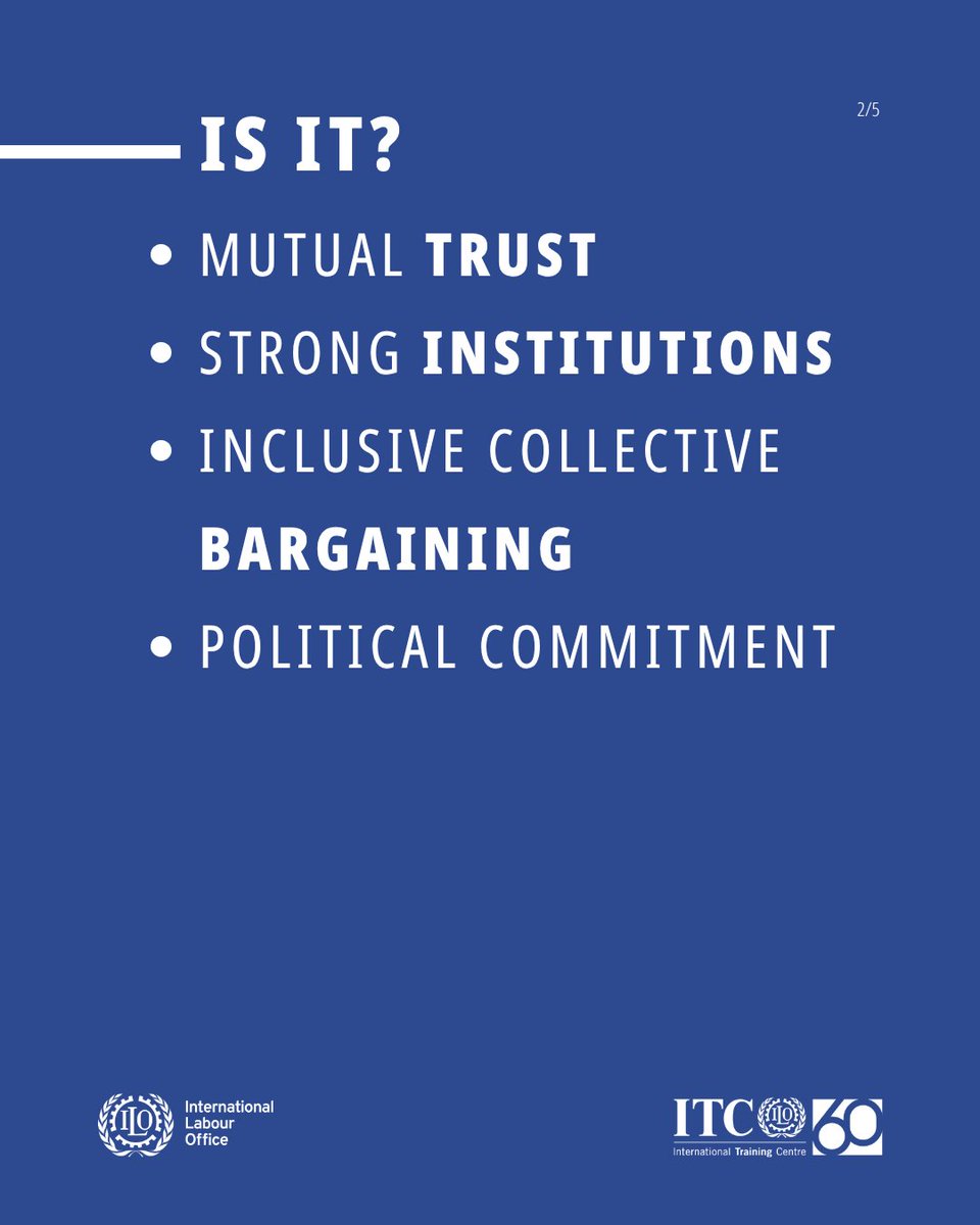 ITCILO's tweet image. Don’t great changes usually start with a conversation? 💬
Through social dialogue, voices can be turned into actions, and actions into progress. 🌏
Let’s shape the future of work, together.
cutt.ly/Xr6QGHhI

#SocialDialogue #DecentWork #SocialJustice #FutureOfWork