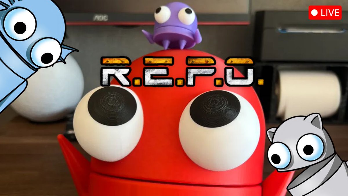 Hizaki_zk's tweet photo. [ 🎮R.E.P.O. ] หุ่นกระป๋อง นั่งจ๋องมุมห้อง

📌04/11/2025
⏰07:30 P.M. (GMT +7) (19:30 น.) 
Link : https://t.co/d1vFez5Ipt

#HizakiLive https://t.co/EYqesagTwi