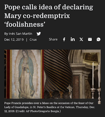 "Heal me with your mouth" Fernandez is preposterously deemed by the Vatican to be suited to announce that the purest of creatures is stripped of her title, Co-Redemptrix. In 'Mater Populi Fidelis' he states her historical title to be always 'inappropriate'.juliadufresne.blogspot.com/2025/11/leos-v…