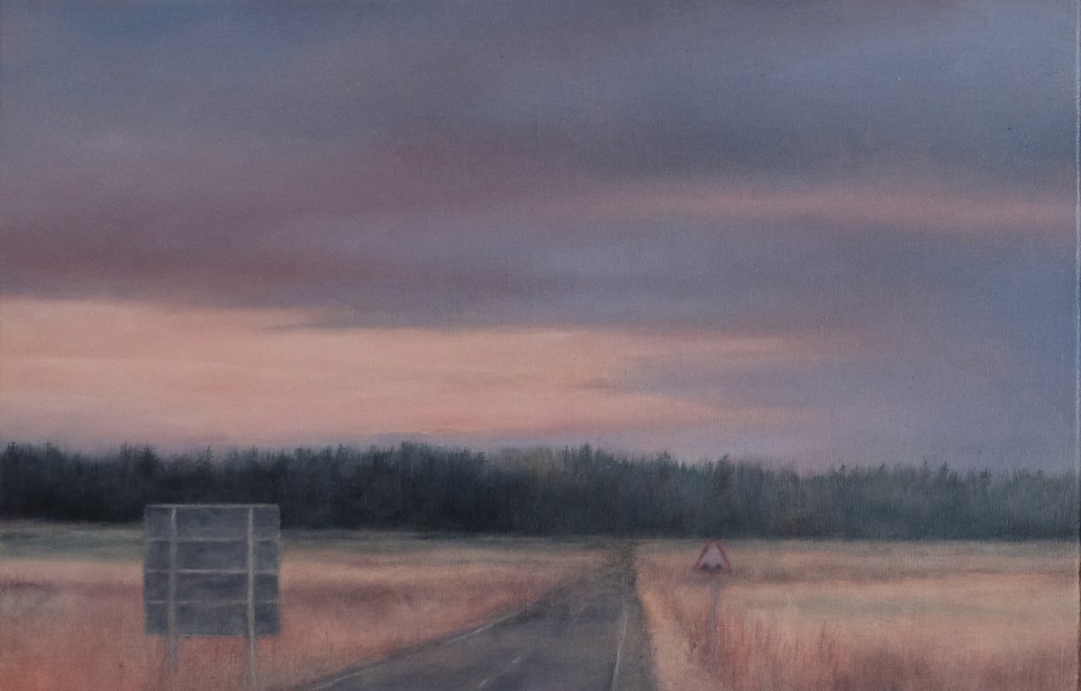 sashagrishin18's tweet photo. The Australian artist, Kirrily Hammond, has lived in Copenhagen for about seven years and has arrived at a form of misty Nordic noir in her haunting paintings. https://t.co/pMo6Pduz4A https://t.co/EuVl473NBj