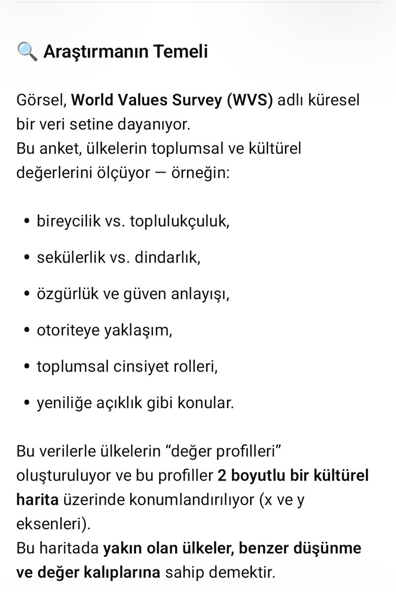 021Consulting's tweet photo. @giraykmrc Araştırmada kullanılan kültürel değerler ve araştırmanın amacı. Buyrunuz Chatpgt açıklamasına. https://t.co/pOSnLbEZKo