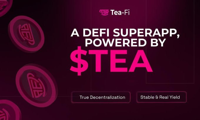 MoonCoinMarysw's tweet photo. Tea-Fi isn’t following DeFi trends — it’s compressing them into one SuperApp 🍵⚡️
Staking, yield, points — all in one place powered by $TEA

https://t.co/6Ui29PUqcj

$TEA #TeaFi #DeFi #Yield #SuperApp #Crypto https://t.co/jsprRXJusk