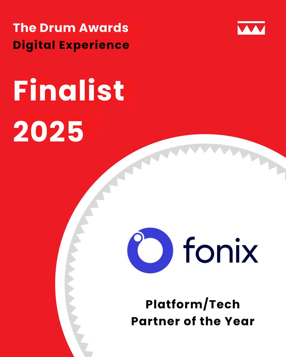 fonixplc's tweet image. 🚀 Innovation that drives results!  Thrilled that Fonix is shortlisted for @TheDrumAwards (Digital Experience: Platform/Tech Partner of the Year) for PayFlex - turning failed SMS payments into seamless user journeys.  
#DigitalExperience #Innovation #Payments #Awards