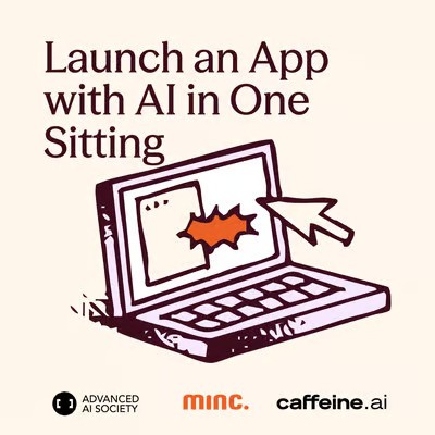 Upcoming event reminder

Caffeine will be in Malmö - Sweden
Join us on Friday 7 November - 16:00 - 19:30 CET

In this hands-on workshop, participants will have a chance to build and launch a working app in one sitting.

We'll be in great company: <a href="/AAI_Society/">Advanced AI Society</a> , Øredev and Minc.
