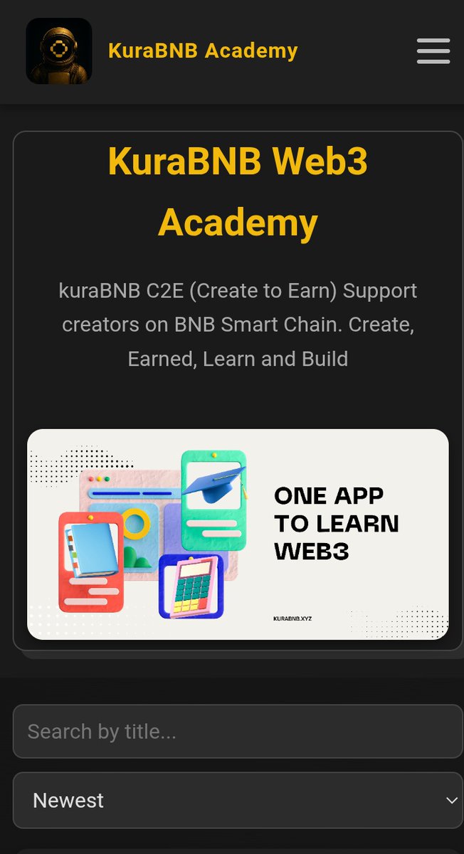 GM Web3 💛⚡

🚀 <a href="/kuraBNB/">KuraOnBNB 👨‍🚀</a> Academy app is Live  Welcome to the Create to Earn era⚡

Turn your knowledge into real rewards.

✨The new KuraBNB C2E App empowers every creator to share lessons, build communities, and earn directly from their audience all on-chain.

🔐 $Kura is