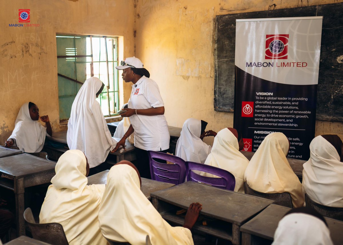 MabonLimited's tweet photo. At Mabon, we believe change starts with education. 💫
Our team visited Hinna Primary School, Gombe State, reaching 100+ students with learning materials, activities &amp; smiles.
Building brighter futures, one community at a time.
#mabonlimited #CSR #Nigeria https://t.co/AfhF46coI0