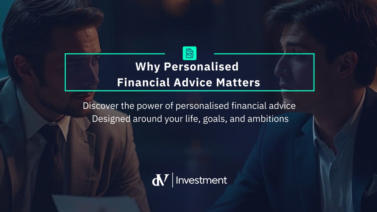 💡 Why Personalised Financial Advice Matters

Generic plans fit no one. Your goals and lifestyle are unique — your financial plan should be too.

Tailored. Flexible. Built for you.

🔗 Read more: bit.ly/4qGKppv

#Finance #Investing #WealthPlanning