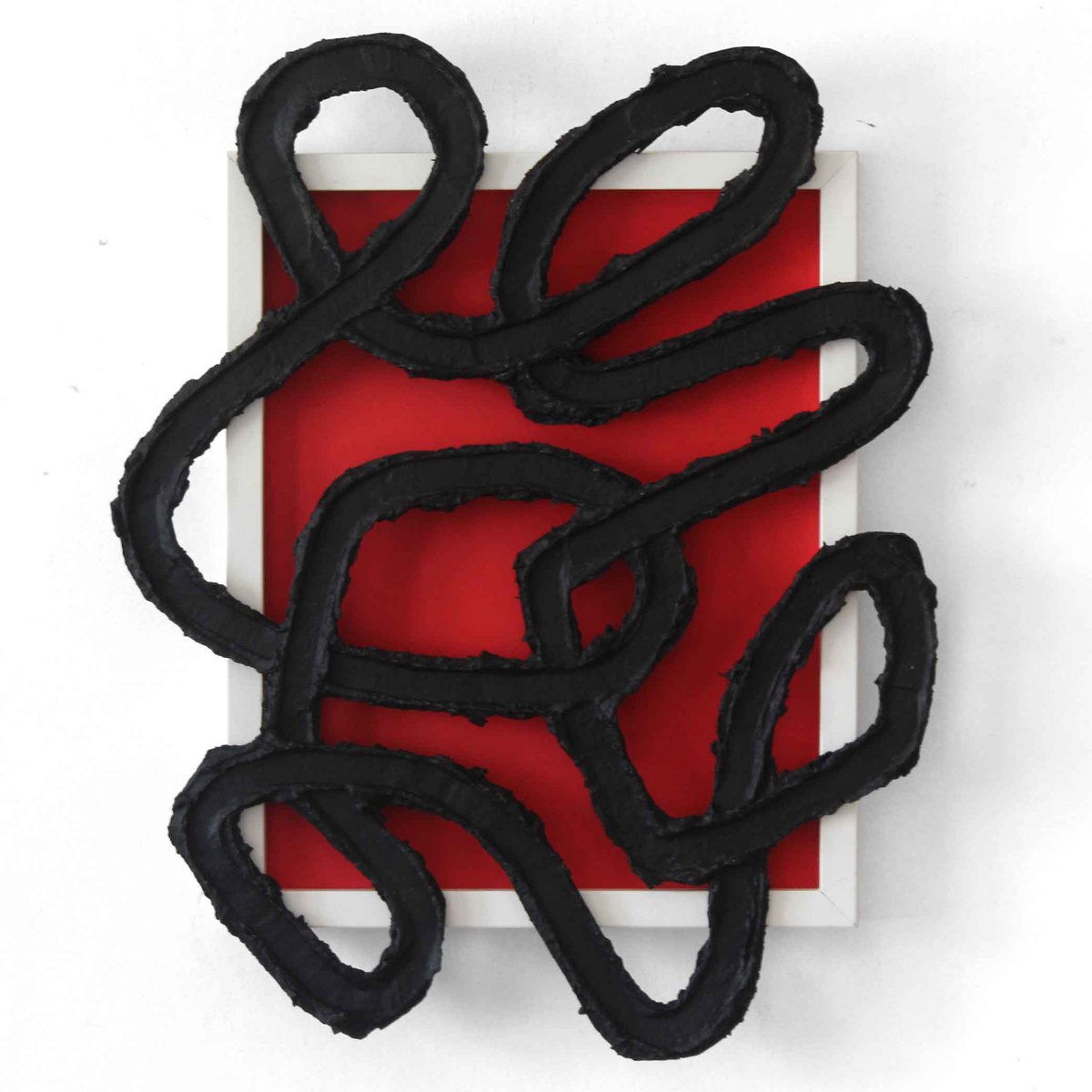 martinsinger3's tweet photo. CBMNFR-25, acrylic, mixed media and paper on frame, 16,7 x 13,6 x 1,8 inches / 42,5 x 34,5 x 4,5 cm
#abstractpainting #impasto #lineart #entrelac #abstractart #abstraction #redandblack #lines https://t.co/a3P71nlXQZ