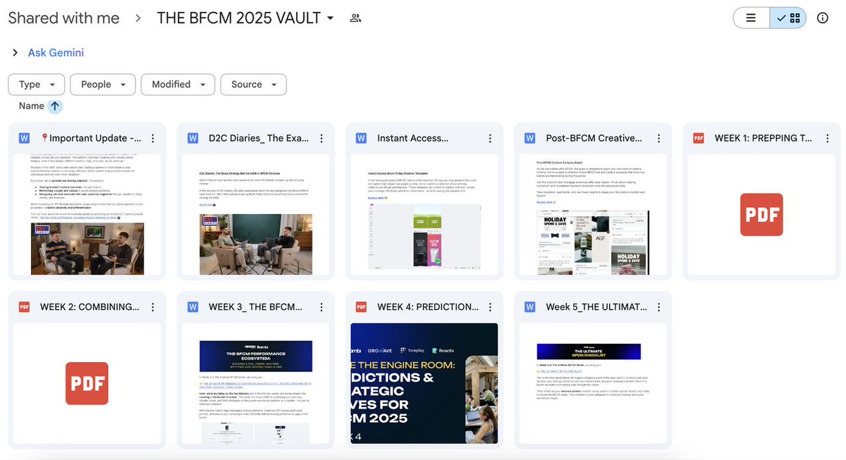 JoeJMarston's tweet image. This is your last chance to download our Ultimate Black Friday series (backed by £11.5M spend and £43M in revenue for clients over 2024 BFCM weekend).

All packaged in a Google Drive folder, a free download.

👀 What’s inside:

Weeks 1–5 form a structured, five-week prep series -…