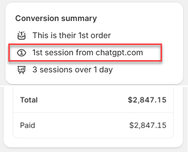 KevinVaughanTX's tweet photo. Someone asked ChatGPT for recommendations

My business was cited by name
They visited my site (educated and ready)
They researched (3 sessions)
They bought (same day)

High-intent. Pre-qualified. Converted.

DM me to get your AI Visibility SearchScore. https://t.co/erkC0USw5X
