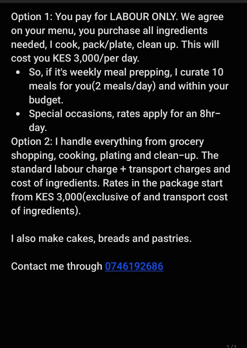 here are my rate options