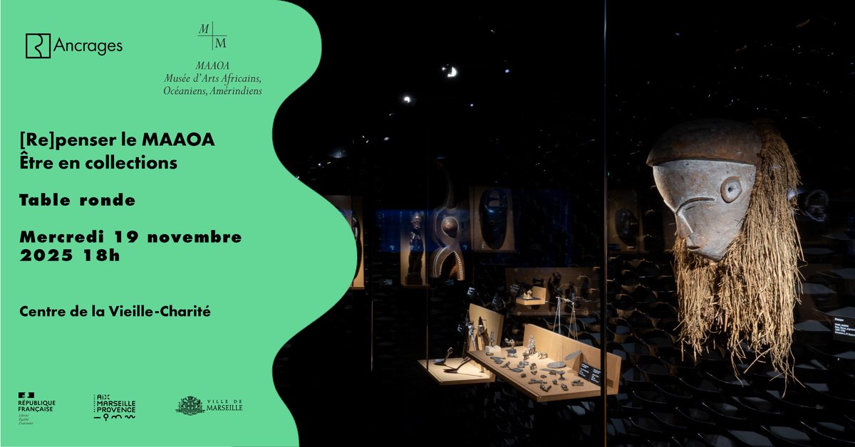19 novembre 18h Maaoa Centre de la Vieille Charité Marseille