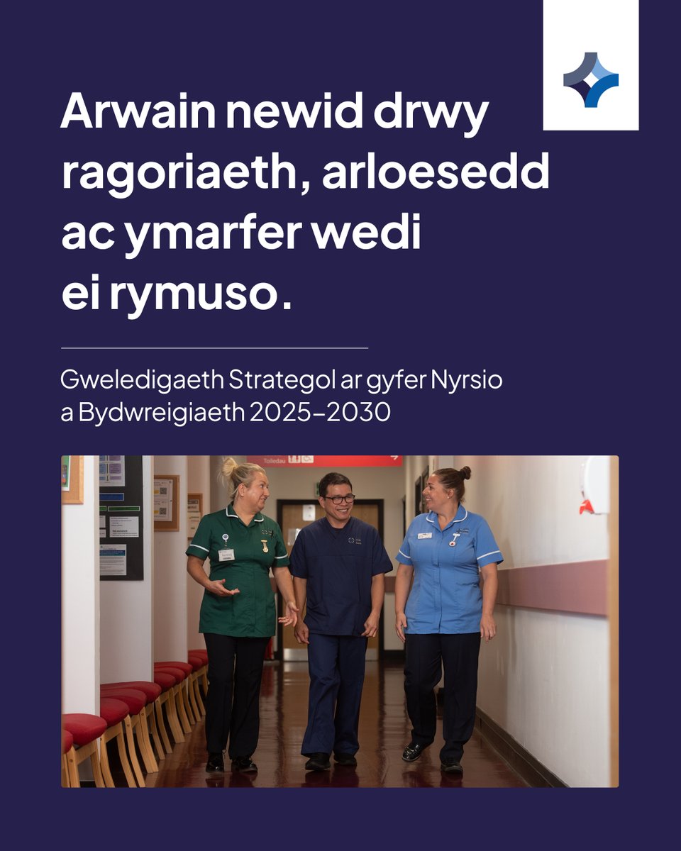 Wythnos nesaf, mae cynhadledd y Prif Swyddog Nyrsio lle byddaf yn lansio fy Ngweledigaeth Strategol 5 mlynedd ar gyfer Nyrsio a Bydwreigiaeth, wedi'i llunio gan leisiau'r proffesiynau, defnyddwyr gwasanaethau a rhanddeiliaid

Cofrestrwch i fynychu ar-lein:
forms.office.com/pages/response…