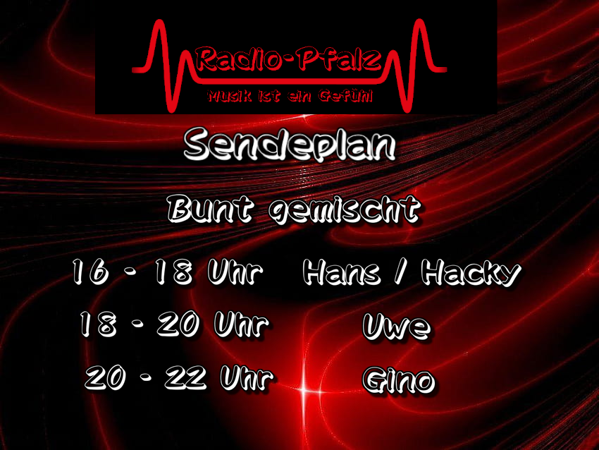 Also sowas. Hat man da Töne ? Bei radio-pfalz.com auf jeden Fall. Sowas findet man hier. Abwechslung in Stereo ungefiltert über den Stream. Einschalten und ihr seid dabei.