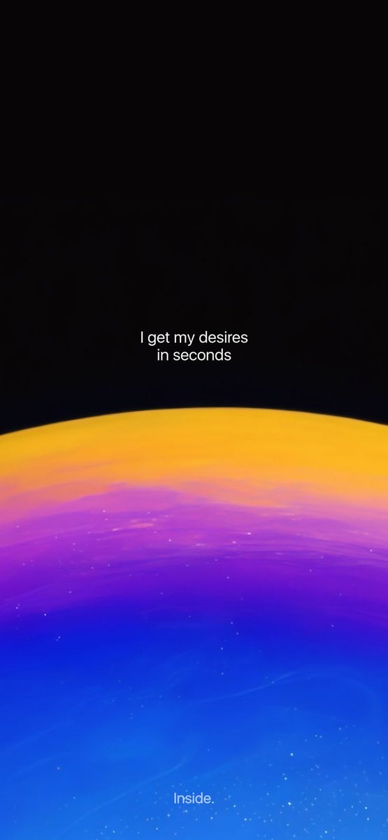 Desire Becomes Reality.