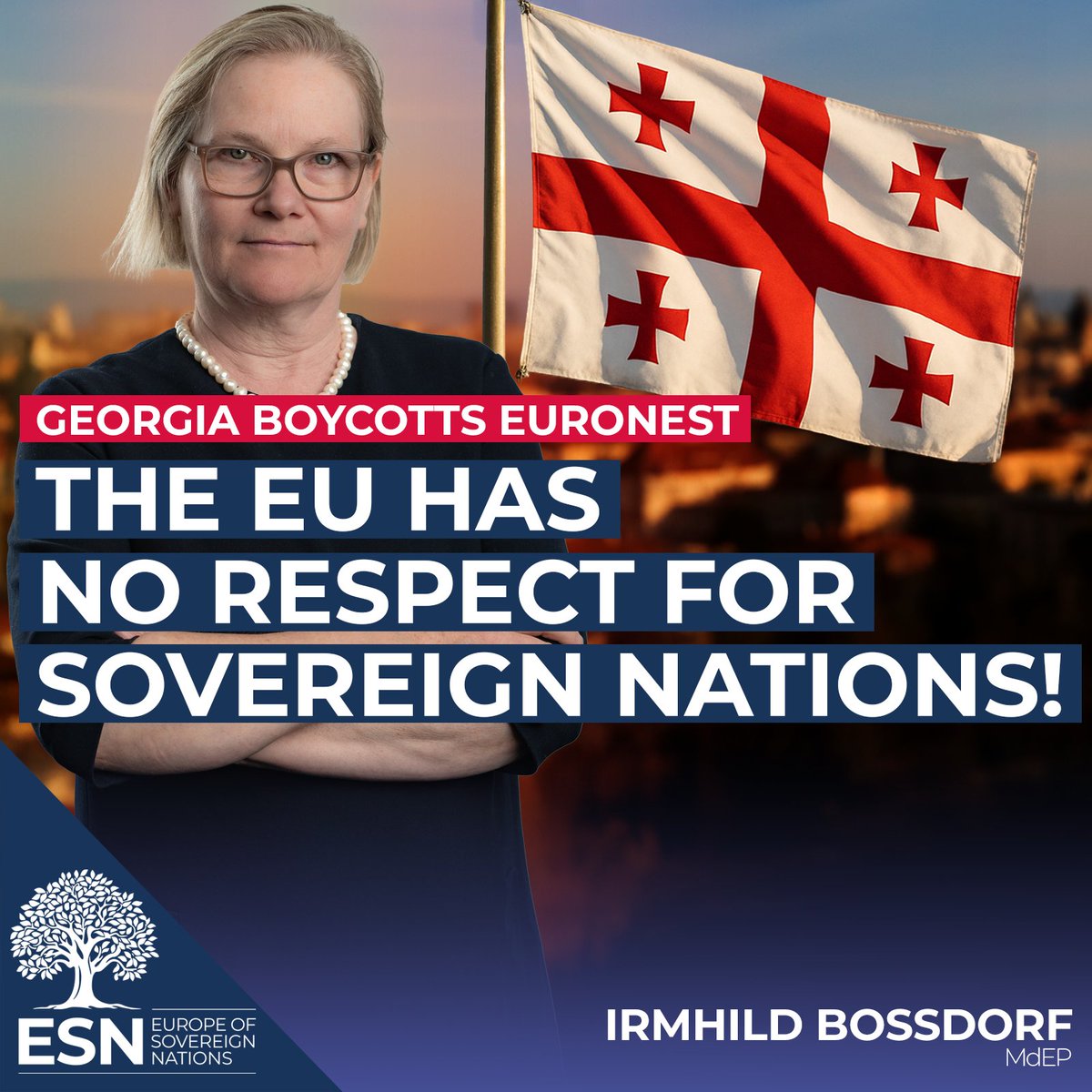 +++ EU provocations prompt Georgia to boycott international conference in Armenia: MEP <a href="/IrmhildBoss/">Irmhild Boßdorf</a> blames the EU and calls for respect for the choices of other nations +++

In Yerevan, Armenia, an international conference ‘Euronest’ was held from 27–30.10, supposed to bring