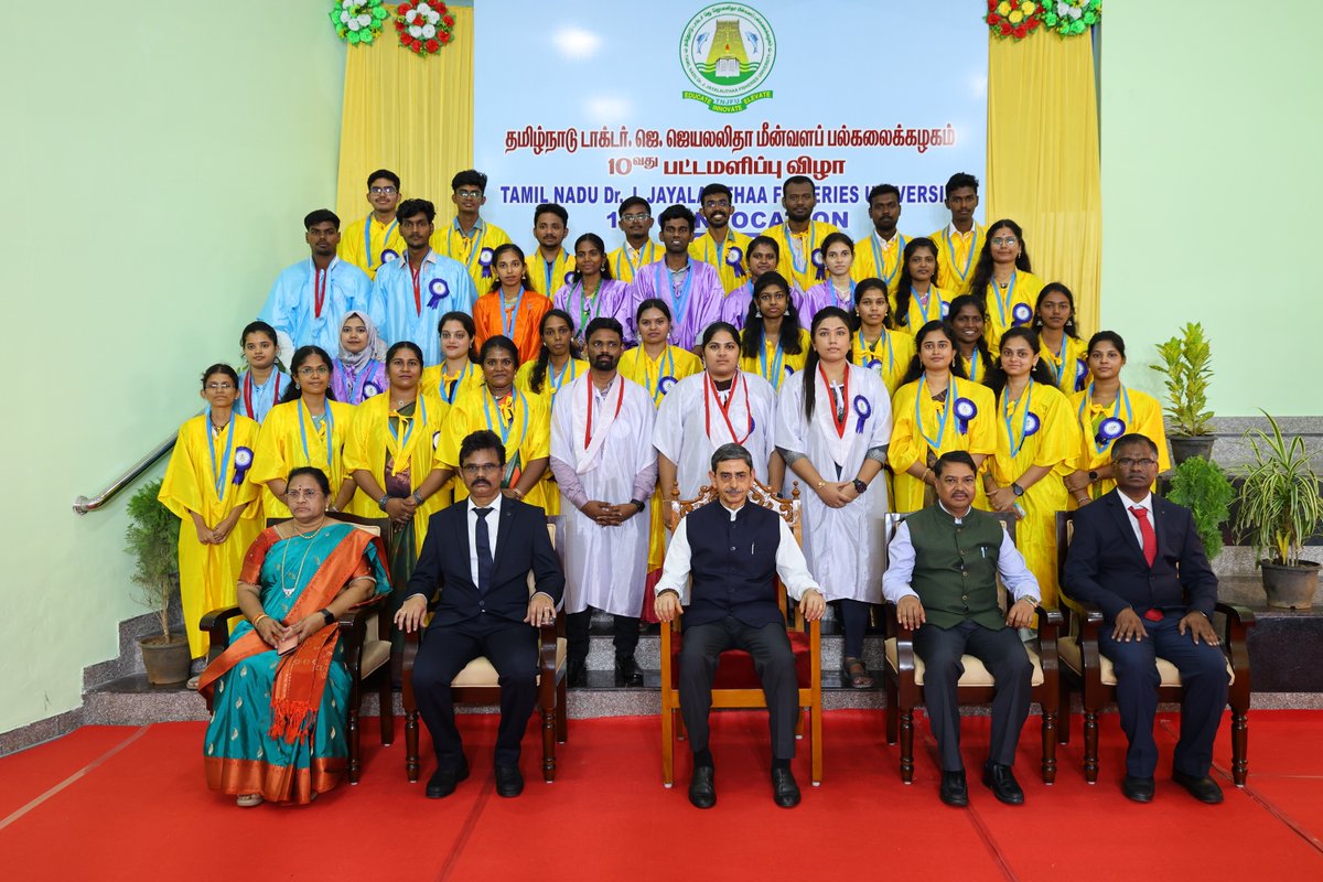 Tamil Nadu Dr.J.Jayalalithaa Fisheries University tweet media