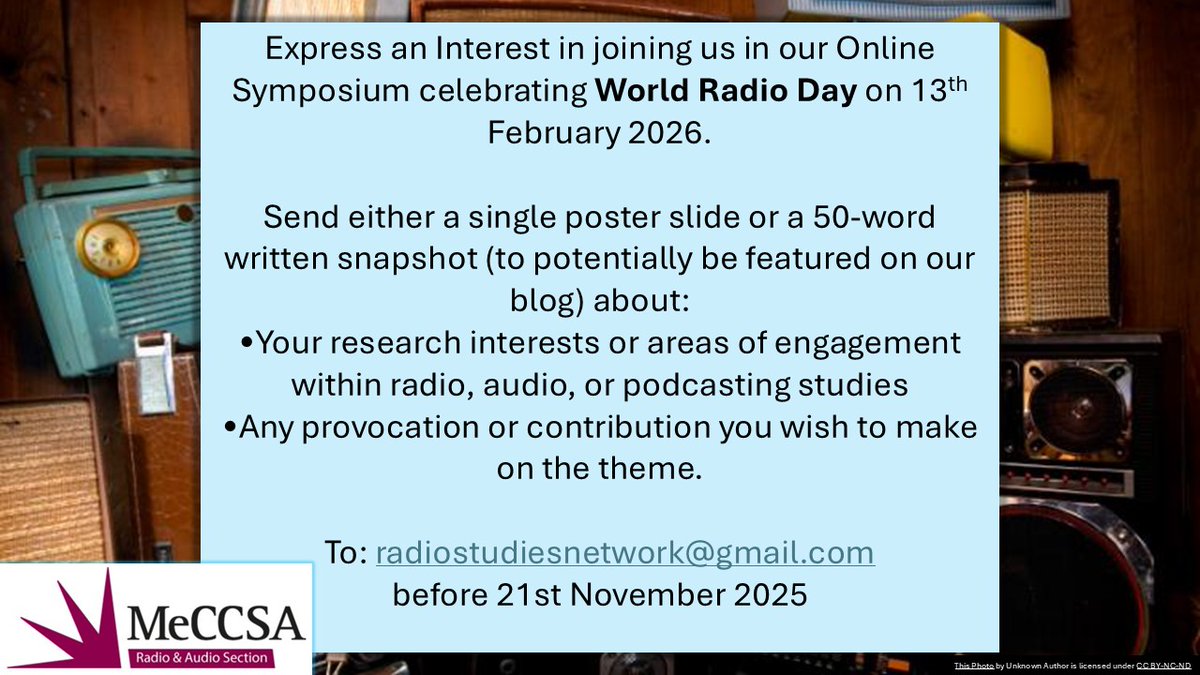 Radio&AudioStudies tweet media