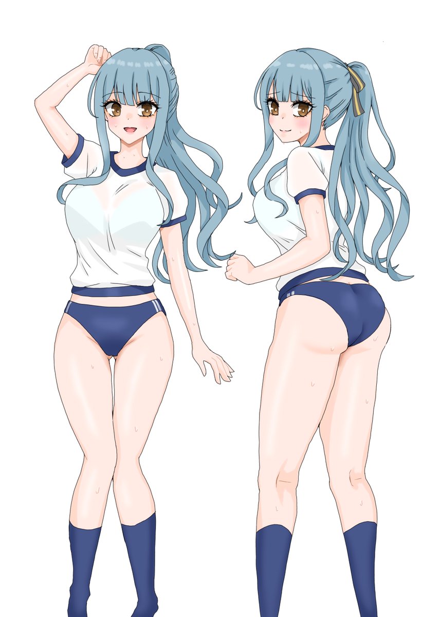 ちょっと前に描いて際どくてあげるタイミング失ってたけど、ちょうど良いからあげるね！

#いいおしりの日 
#いい推しの日