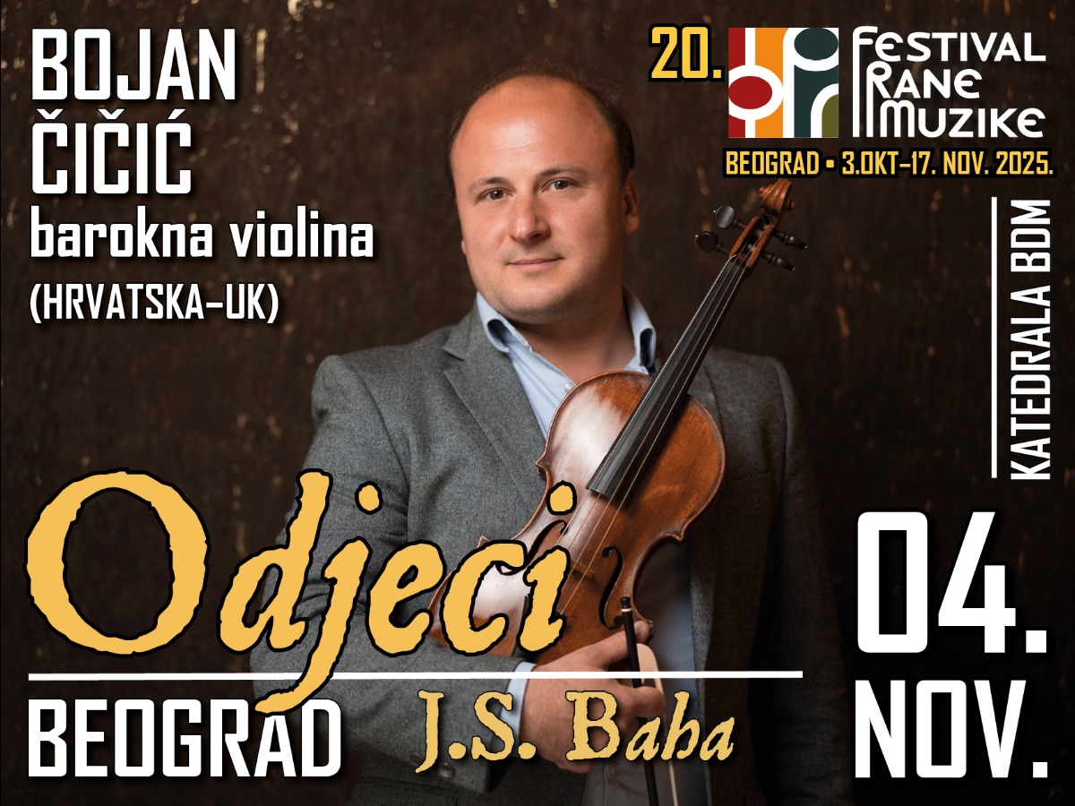 pgosta's tweet photo. XX Festival rane muzike se nastavlja večeras koncertom BOJANA ČIČIĆA na violini, a traje u Beograd, od 3. oktobra do 17. novembra 2025 - https://t.co/BvztHrpBnh https://t.co/KKjFwRqRBl