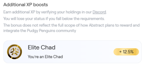 Bluekiddocoo's tweet image. Today I completed my first goal from last month, the Elite Chad. Life with the ABS community has been so enjoyable, and I believe my journey won&apos;t end here. 

Next up, the Graduate Chad, and then the Giga Chad. I especially want to thank the community members for their…