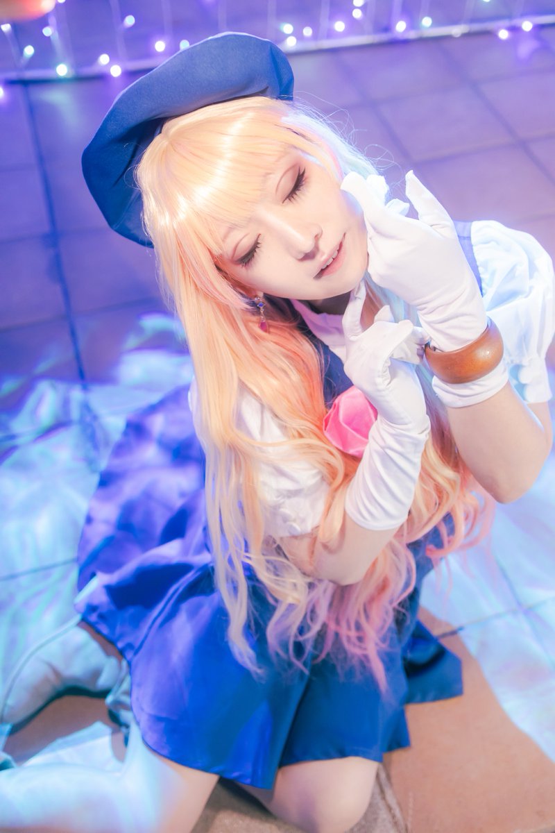 【なちょ】 Women Thigh High Boots Shiny Platform Block Chunky Heels Boots