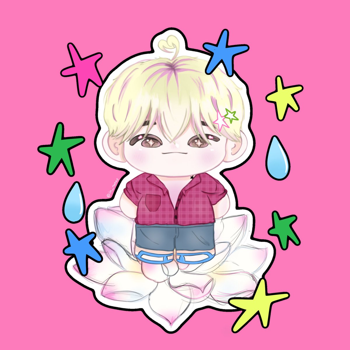 im_momae2's tweet image. อ้นวิบวับ 🪷🩷💚  —  #เดนดาวneverdie 

ปล.คอวับหายวาดดาวม่ายด้ายtt